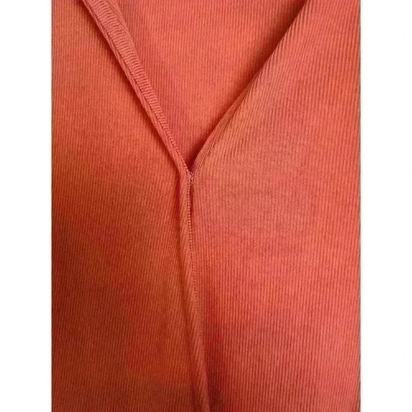 Anthropologie Saturday Sunday V-Neck Faux Wrap Top Womens XS Pink Boho - Picture 3 of 6